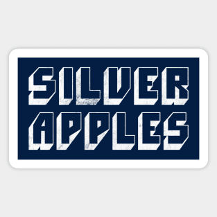 Silver Apples / Vintage Style Fan Artwork Magnet